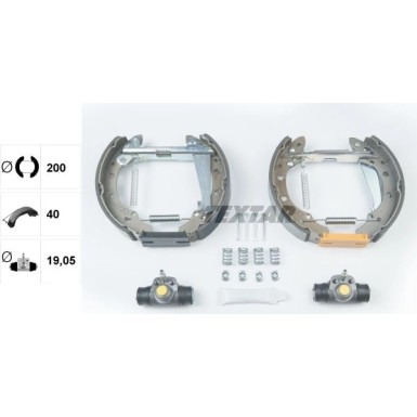 Textar Bremsbackensatz Shoe Kit Pro 84044700