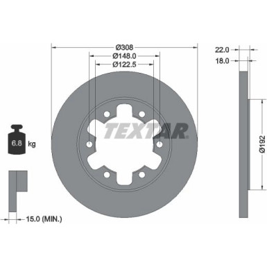 92275803 Bremsscheibe PRO