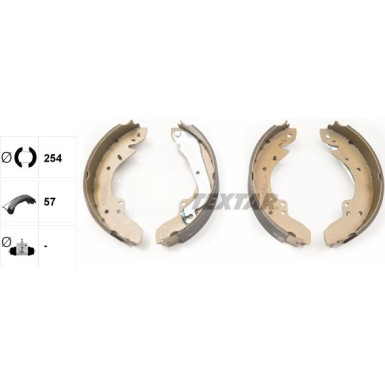 91030600 Bremsbackensatz