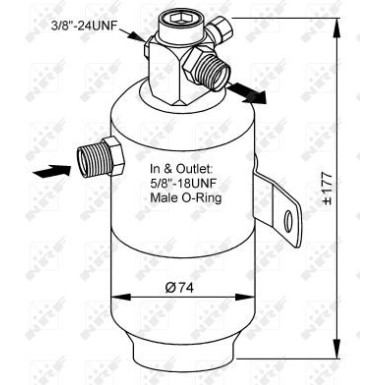 NRF Trockner, Klimaanlage EASY FIT 33170