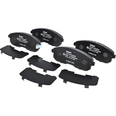 Delphi | Bremsbelagsatz, Scheibenbremse | LP2148