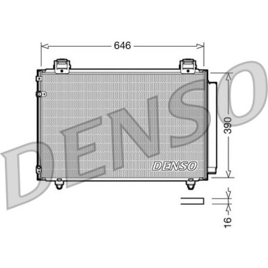 Denso | Kondensator, Klimaanlage | DCN50024