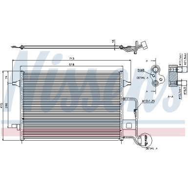 94592 Kondensator, Klimaanlage ** FIRST FIT **
