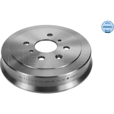 Meyle Bremstrommel MEYLE-ORIGINAL: True to OE 11-15 523 0005 Meyle Bremstrommel MEYLE-ORIGINAL: True to OE 11-15 523 0005