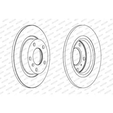 Ferodo Bremsscheibe PREMIER DDF1651C