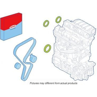 Corteco | Wellendichtringsatz, Motor | 289066 Corteco | Wellendichtringsatz, Motor | 289066