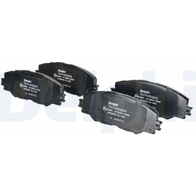 Delphi | Bremsbelagsatz, Scheibenbremse | LP2003