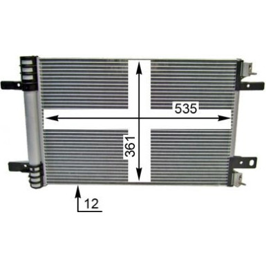 AC 886 000P Kondensator, Klimaanlage BEHR *** PREMIUM LINE *** AC 886 000P Kondensator, Klimaanlage BEHR *** PREMIUM LINE ***