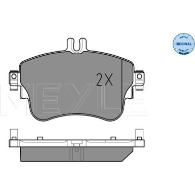 025 253 2619 Bremsbelagsatz, Scheibenbremse MEYLE-ORIGINAL: True to OE.