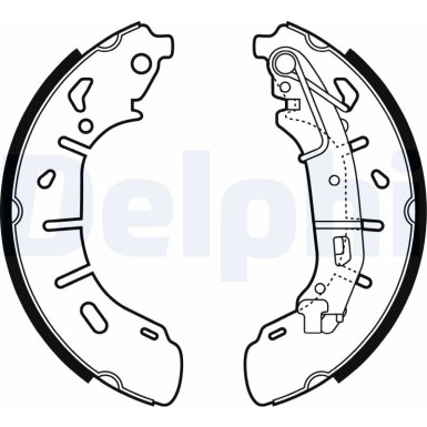 LS2050 Bremsbackensatz