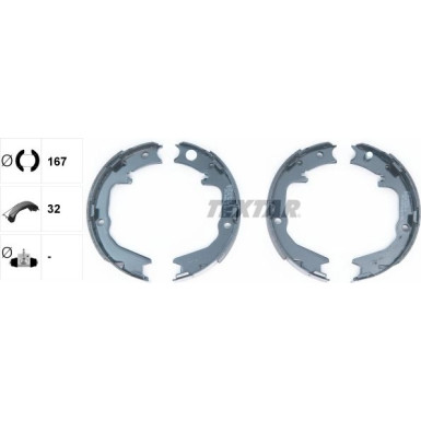 91063000 Bremsbackensatz, Feststellbremse