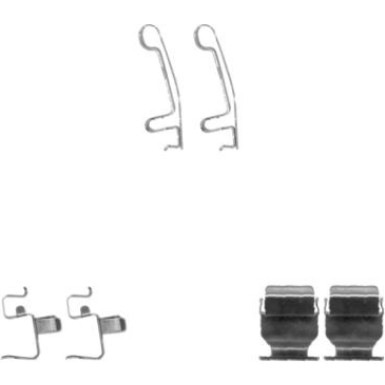 8DZ 355 204-431 Zubehörsatz, Scheibenbremsbelag