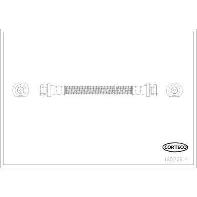 19025914 Bremsschlauch 19025914 Bremsschlauch