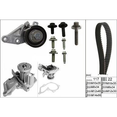 530 0140 30 Wasserpumpe + Zahnriemensatz