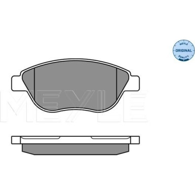 Meyle | Bremsbelagsatz, Scheibenbremse | 025 237 0919/W