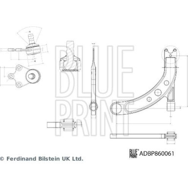 ADBP860061 Lenker, Radaufhängung