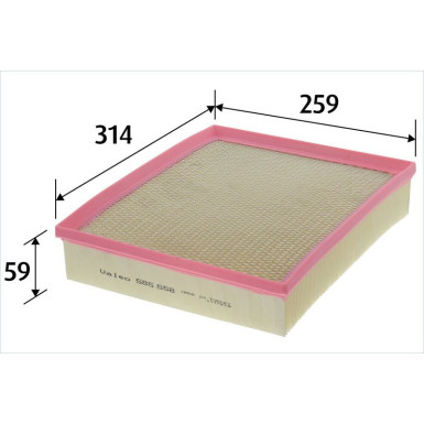 Valeo | Luftfilter | 585558