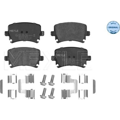 Meyle Bremsbelagsatz, Scheibenbremse MEYLE-ORIGINAL: True to OE 025 239 1417 Meyle Bremsbelagsatz, Scheibenbremse MEYLE-ORIGINAL: True to OE 025 239 1417