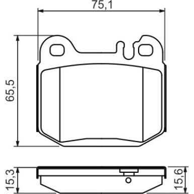 0 986 494 410 Bremsbelagsatz, Scheibenbremse