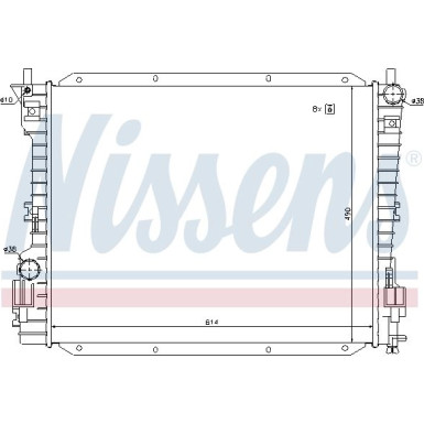 Nissens | Kühler, Motorkühlung | 69222 Nissens | Kühler, Motorkühlung | 69222