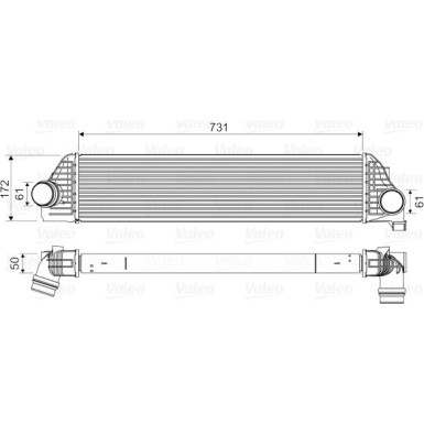 818561 Ladeluftkühler 818561 Ladeluftkühler