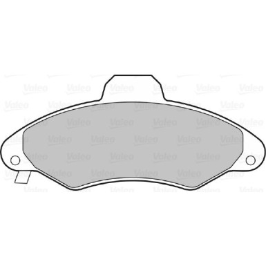 598399 Bremsbelagsatz, Scheibenbremse
