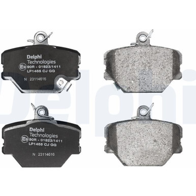 LP1465 Bremsbelagsatz, Scheibenbremse