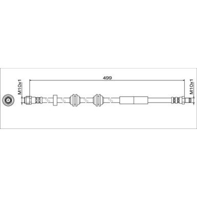 4111776 Bremsschlauch GREENPARTS