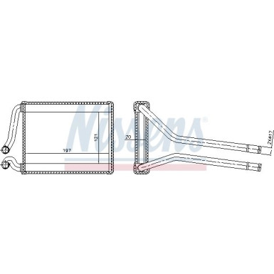 77537 Wärmetauscher, Innenraumheizung