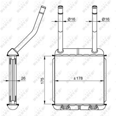 58147 Wärmetauscher, Innenraumheizung EASY FIT 58147 Wärmetauscher, Innenraumheizung EASY FIT