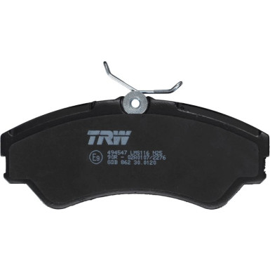 TRW Bremsbelagsatz, Scheibenbremse GDB862 TRW Bremsbelagsatz, Scheibenbremse GDB862