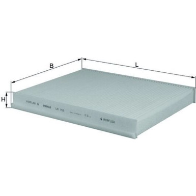 LA 153 Filter, Innenraumluft LA 153 Filter, Innenraumluft