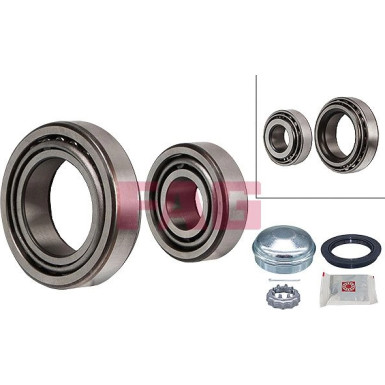 2 x FAG Radlagersatz | 713 6102 40