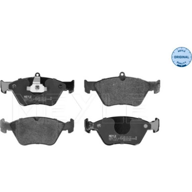 025 214 1117 Bremsbelagsatz, Scheibenbremse MEYLE-ORIGINAL: True to OE.