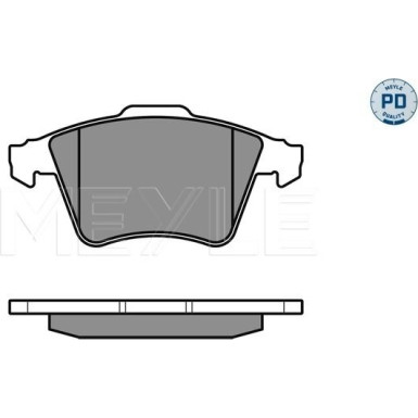 Meyle Bremsbelagsatz, Scheibenbremse MEYLE-PD: Advanced performance and design 025 237 4719/PD