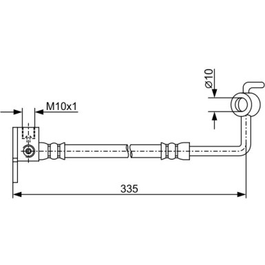 1 987 481 970 Bremsschlauch 1 987 481 970 Bremsschlauch