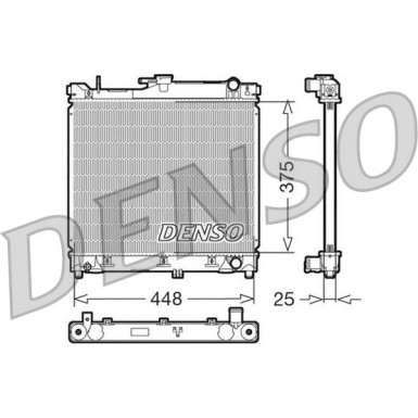 Denso | Kühler, Motorkühlung | DRM47014