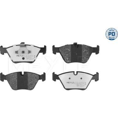 025 219 9020/PD Bremsbelagsatz, Scheibenbremse MEYLE-PD: Advanced performance and design.