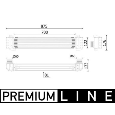 CI 619 000P Ladeluftkühler BEHR *** PREMIUM LINE *** CI 619 000P Ladeluftkühler BEHR *** PREMIUM LINE ***