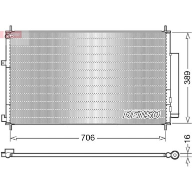 Denso | Kondensator, Klimaanlage | DCN40024