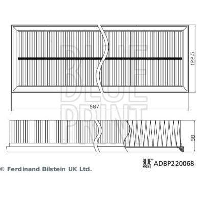 ADBP220068 Luftfilter ADBP220068 Luftfilter