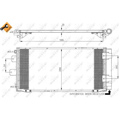 35436 Kondensator, Klimaanlage EASY FIT