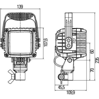 Hella | Arbeitsscheinwerfer | 1GA 996 192-051