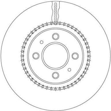 TRW Bremsscheibe DF6904