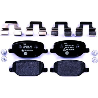 Hella | Bremsbelagsatz, Scheibenbremse | 8DB 355 006-741