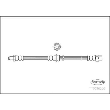 Corteco | Bremsschlauch | 19036229