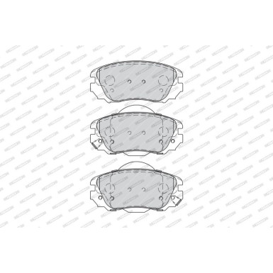 Ferodo Bremsbelagsatz, Scheibenbremse PREMIER ECO FRICTION FDB4207