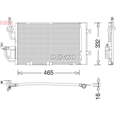 DCN20037 Kondensator, Klimaanlage DCN20037 Kondensator, Klimaanlage