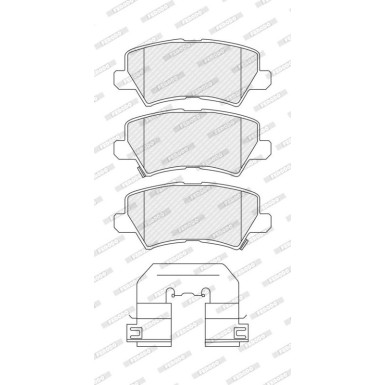 FDB5036 Bremsbelagsatz, Scheibenbremse PREMIER ECO FRICTION