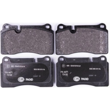 Hella Pagid | Bremsbelagsatz, Scheibenbremse | 8DB 355 019-941